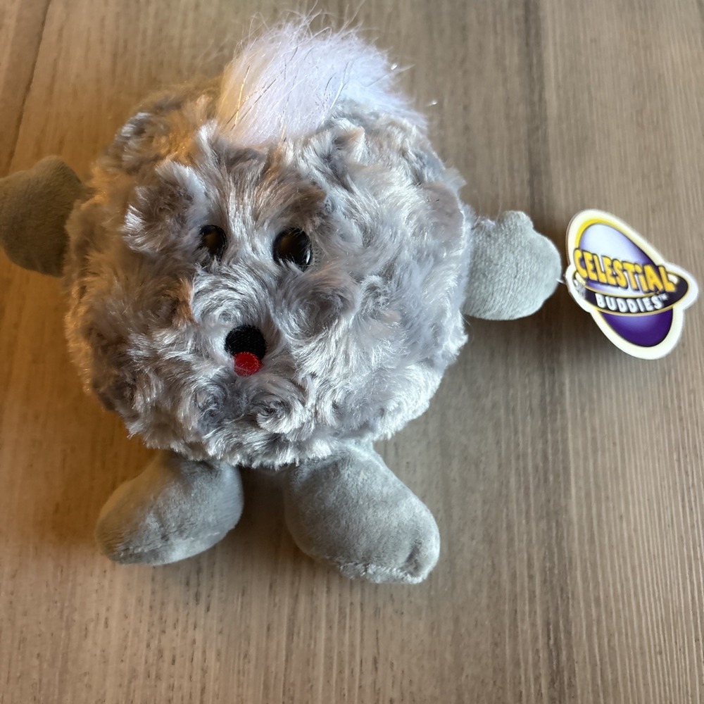 Celestial Buddies COMET Plush Stuffed Toys Astronomy Silver Space 8” New